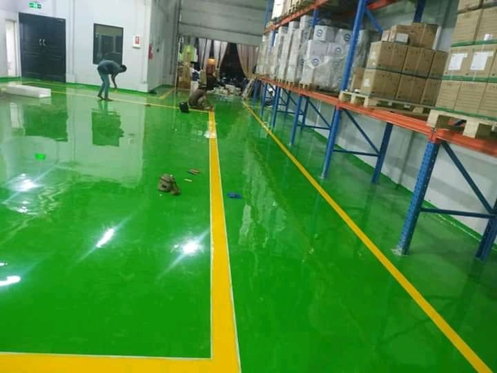 Jasa Epoxy Lantai Area Parkie