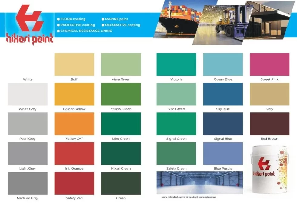 Jasa Epoxy Lantai Warna Pilihan